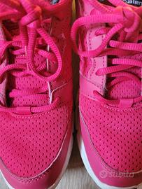 Kalenji sneakers tessuto fucsia rosa Fluo sport