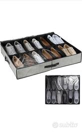 Organizzatore per scarpe e vestiti 75x60x14,5 cm
