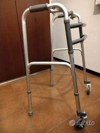 Deambulatore in alluminio nuovo 