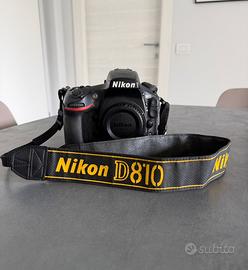 Nikon D810 + 2 batterie e 2 caricatori nikon