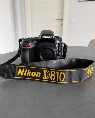 Nikon D810 + 2 batterie e 2 caricatori nikon
