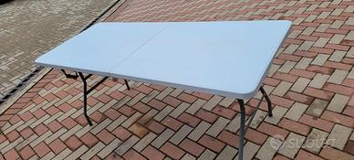 Tavolo pieghevole  180 x 75 cm
