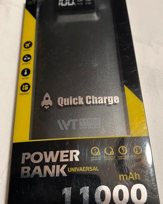 Caricabatterie portatile 11000mAh NUOVO