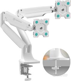 ONKRON G200-W Supporto doppio monitor - Bianco
