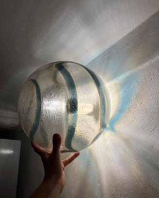 Lampadario vetro murano design mazzega o vistosi
