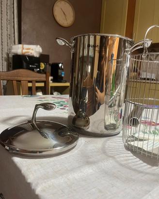 Tupperware Pentola Cuoci Asparagi in Acciaio 6,3 L