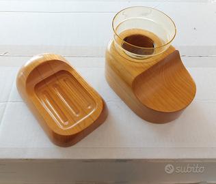 porta sapone e porta spazzolino