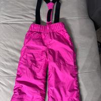 Tuta neve bambina 3 anni Wedze Decathlon rosa