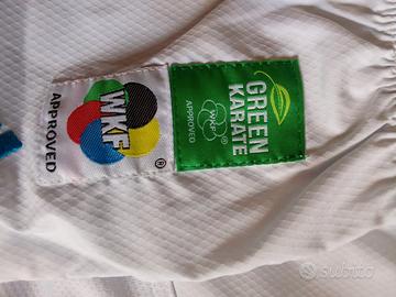 COMPLETO ADIDAS GREEN KARATE WKF