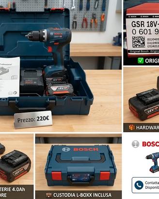 Trapano avvitatore professionale Bosch GSR 18V-55