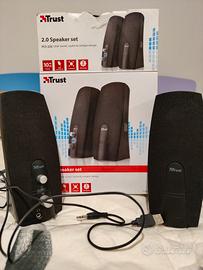 Casse PC Trust PCS-220 2.0 Speaker Set - 10W - Com