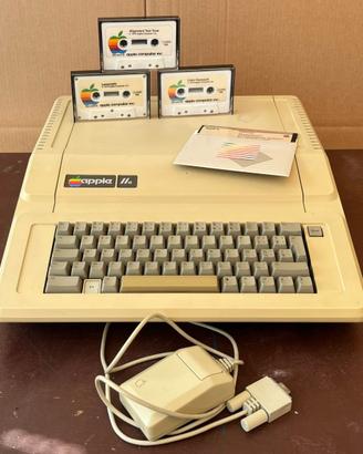 Apple IIe con accessori