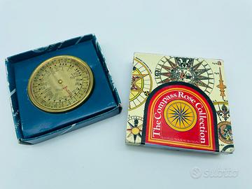 Calendario perpetuo circolare in ottone