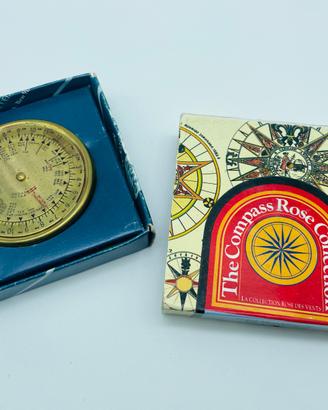 Calendario perpetuo circolare in ottone