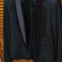 Giacca donna in cotone nera H&M taglia 44 italiana