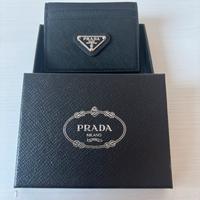 Portacarte prada nero