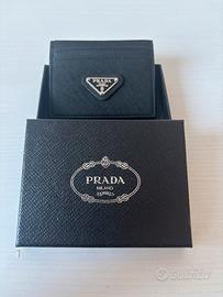 Portacarte prada nero