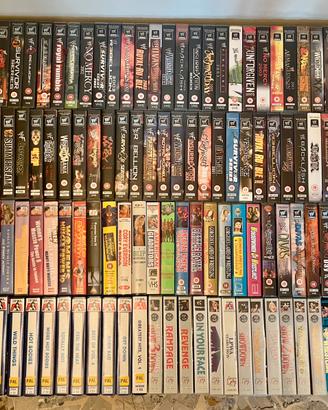 Collezione 140 VHS Wrestling WWF