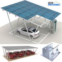 Carport gazebo struttura pannello fotovoltaico ALU