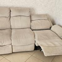Divano 3 posti recliner + divano 2 posti recliner