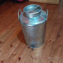 Bidone olio con rubinetto 