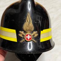 casco elmetto vigili del fuoco italiano ben tenuto