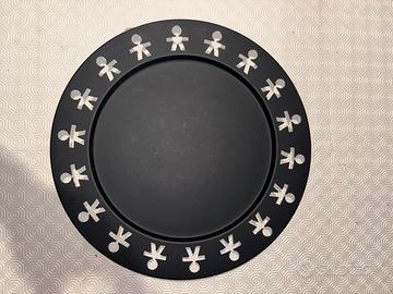 Vassoio Alessi “Girotondo” in acciaio