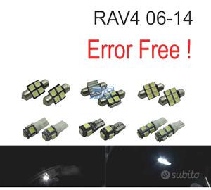 KIT 6 LAMPADE LED INTERNE TOYOTA RAV4 06-14