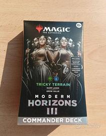 Magic Commander Deck "Tricky Terrain" Modern 3 ENG
