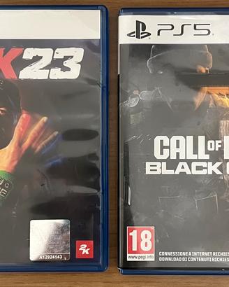 2 Giochi PS5 - Call of Duty Black Ops 6 + WWE 2K23