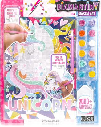 Diamantini incollare unicorno creart bambini