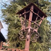 Porta Lanterna in ferro battuto  artigianale