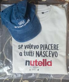 Felpa Nutella con cappellino 