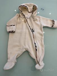 Tuta neonato burberry