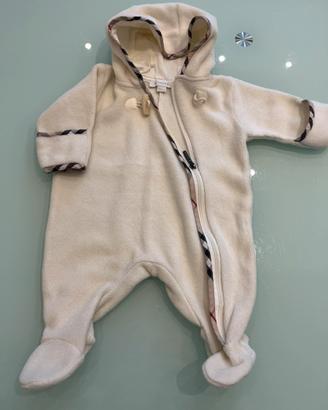 Tuta neonato burberry