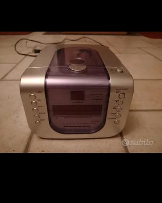 radio stereo 2 casse sveglia lettore cd portatile