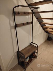 Appendiabiti con scarpiera 