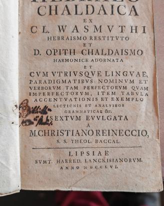 libro grammatica ebraica
