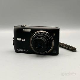 Fotocamera Nikon Coolpix S3500 Nera 20.1mp 7x Zoom