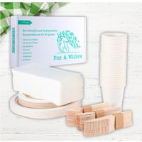 Servizio tavola feste 175 pezzi bio 25 ospiti