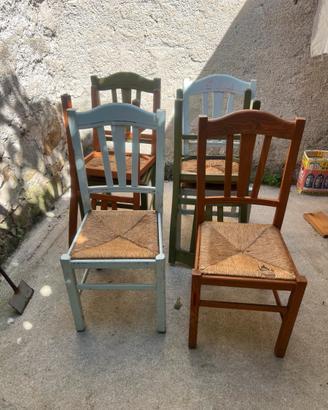 Sedie rustiche