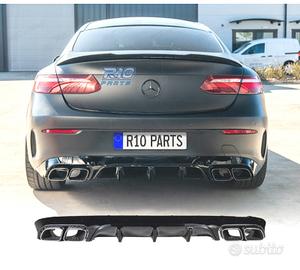 DIFFUSORE MERCEDES CLASSE E C238 16- AMG NERO LUCI