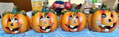 Lanterna porta candela zucca 