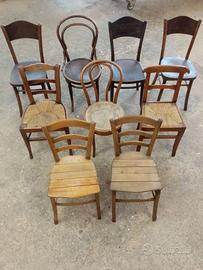 Sedie in legno
