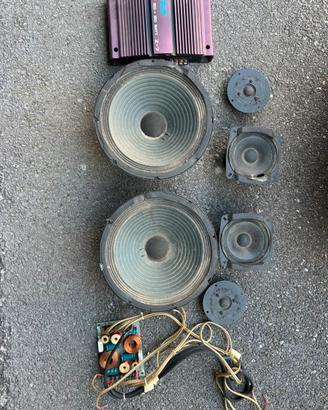 Amplificatore e n.6 casse per auto