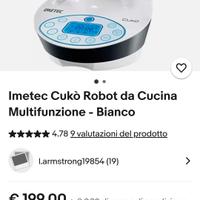 Robot da cucina Cukò Imetec con Ricettario 