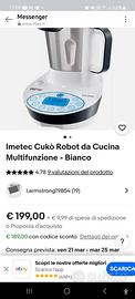 Robot da cucina Cukò Imetec con Ricettario 