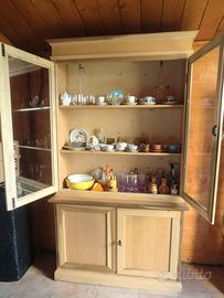 Vetrina Cristalliera Arte Povera 2 Porte