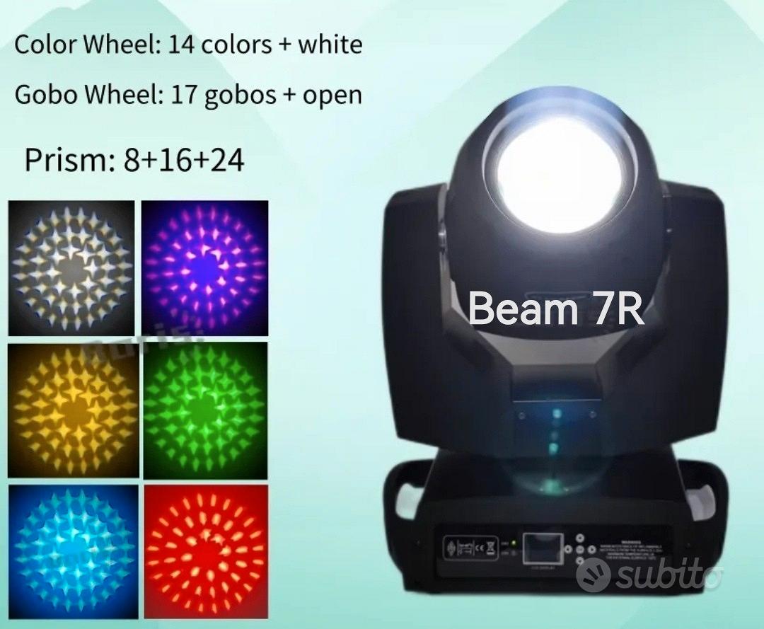 6 TESTE MOBILI SHARPY BEAM 7R - #7624798 - su Mercatino Musicale in Teste  Mobili