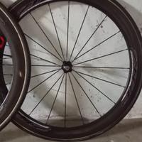 Ruote zio profilo 50 in carbonio